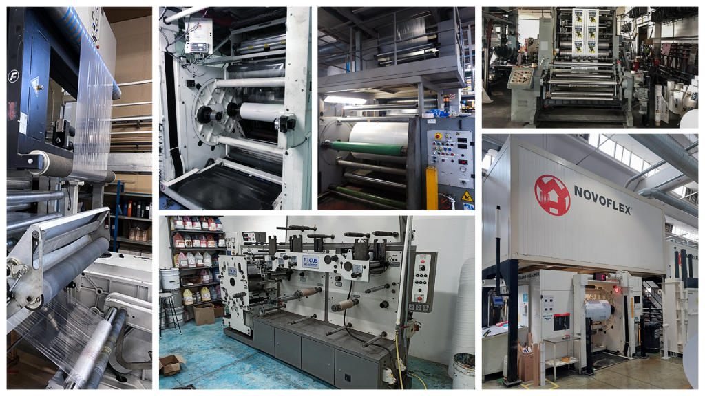 Flexo presses for sale.