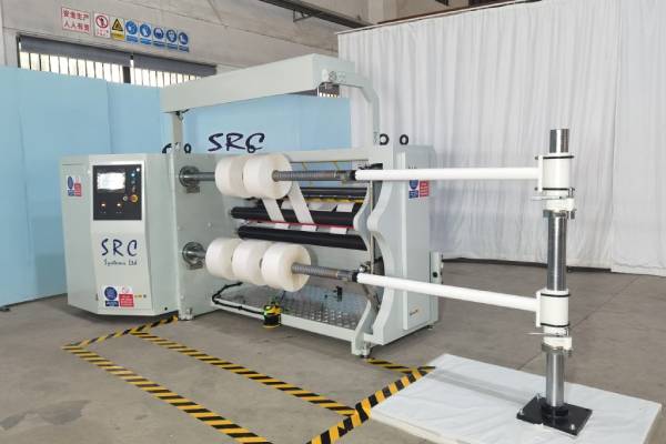 SRC 650 Slitter ideal for Mesh and Filter materials.