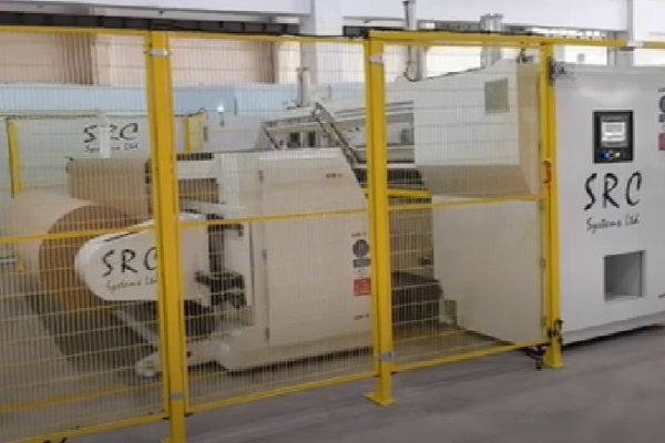 SRC 330TDW rewinder is a high speed rewinder, ideal for wide rolls of paper.