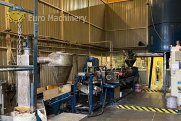 Repelletizing line PreAlpina T105 for recycle PE, HDPE, LDPE