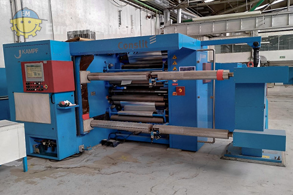 KAMPF CONSLIT III 10/085 slitter rewinder for aluminium and film