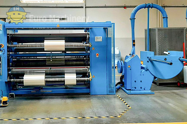 Used Slitter Rewinder – Kampf for Film, Paper, and Laminates